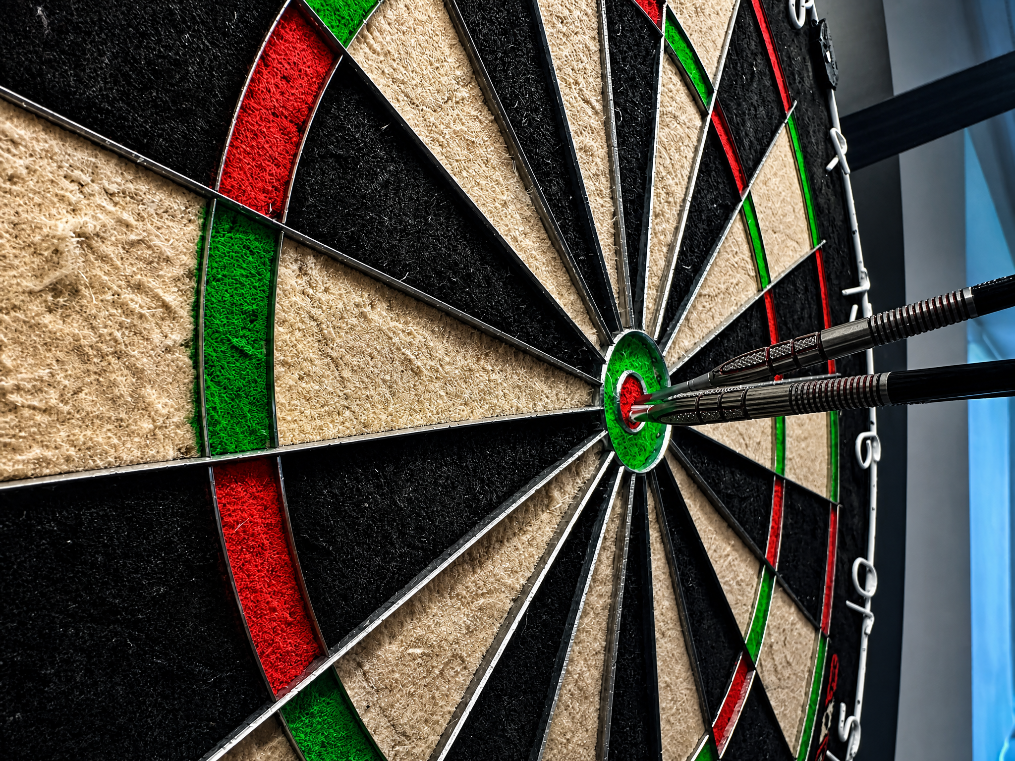 Dartboard in the office