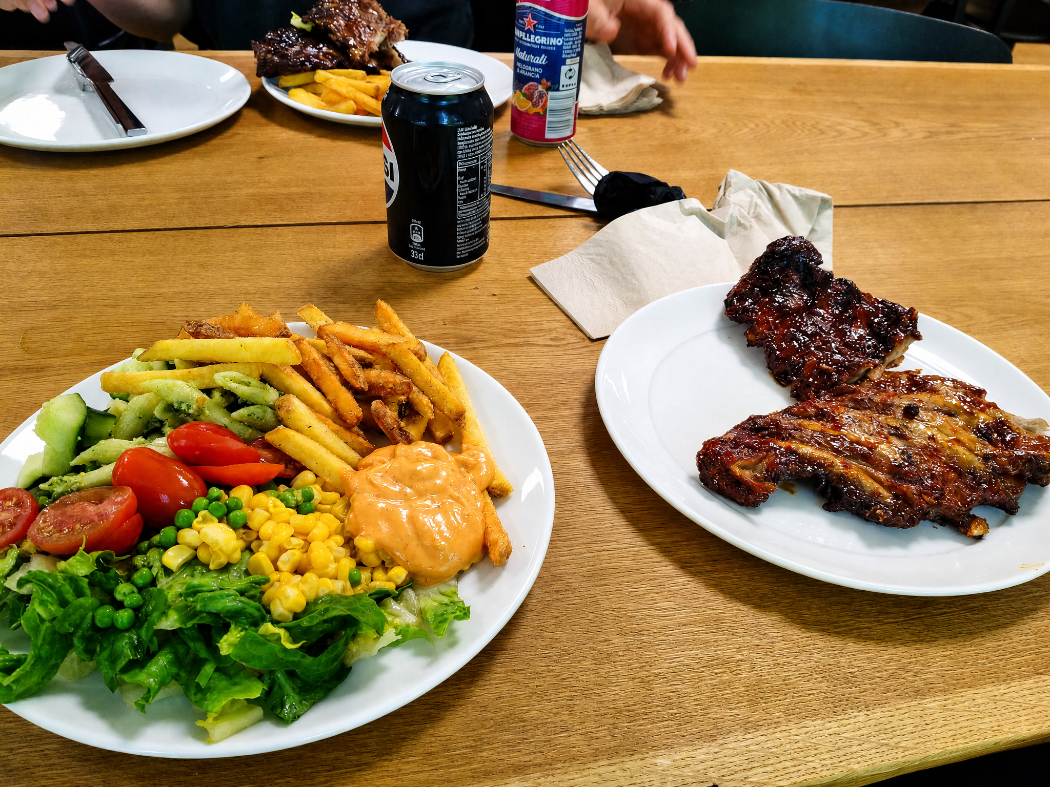 Hot lunch served at the office